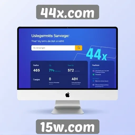 Interface de usuário de 44x.com é intuitiva e acessível